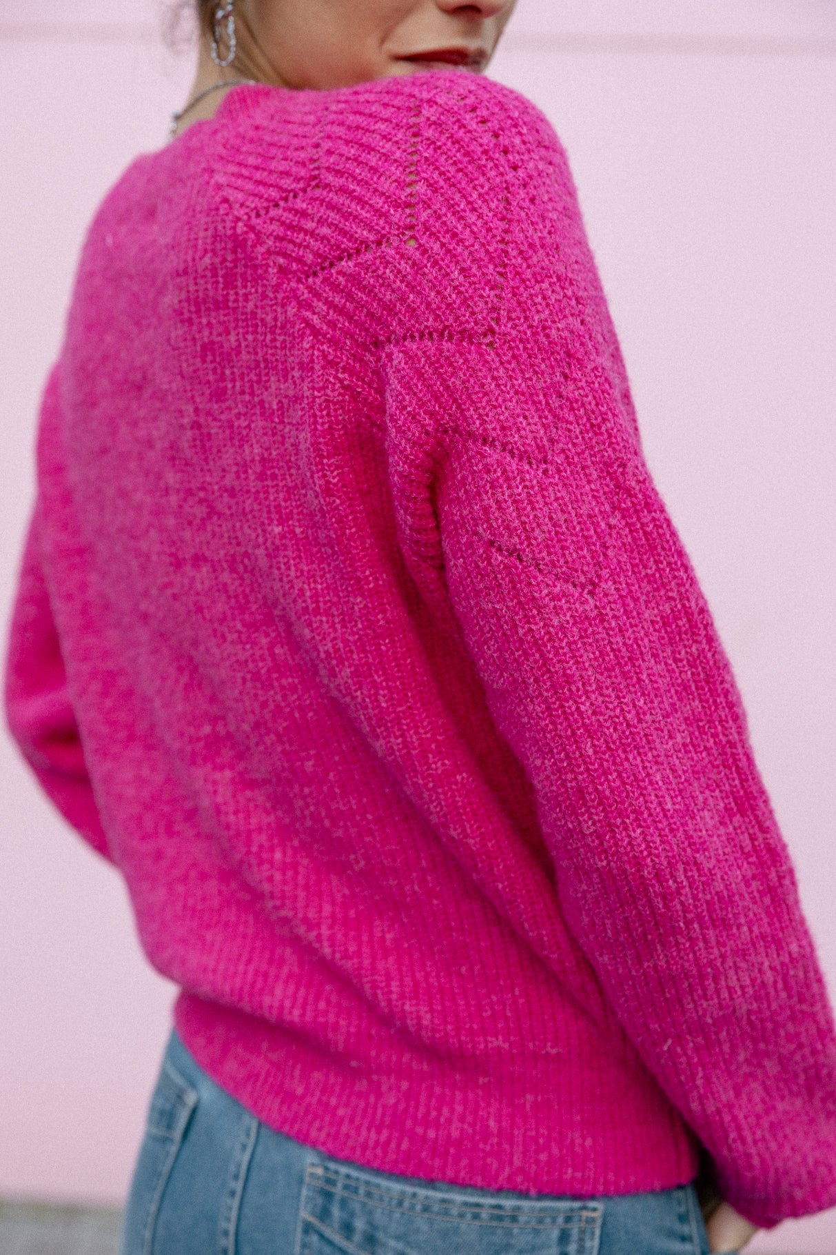   
            

Suéter de punto de punto Mujer Praze fushia rose | Freeman T. Porter
          