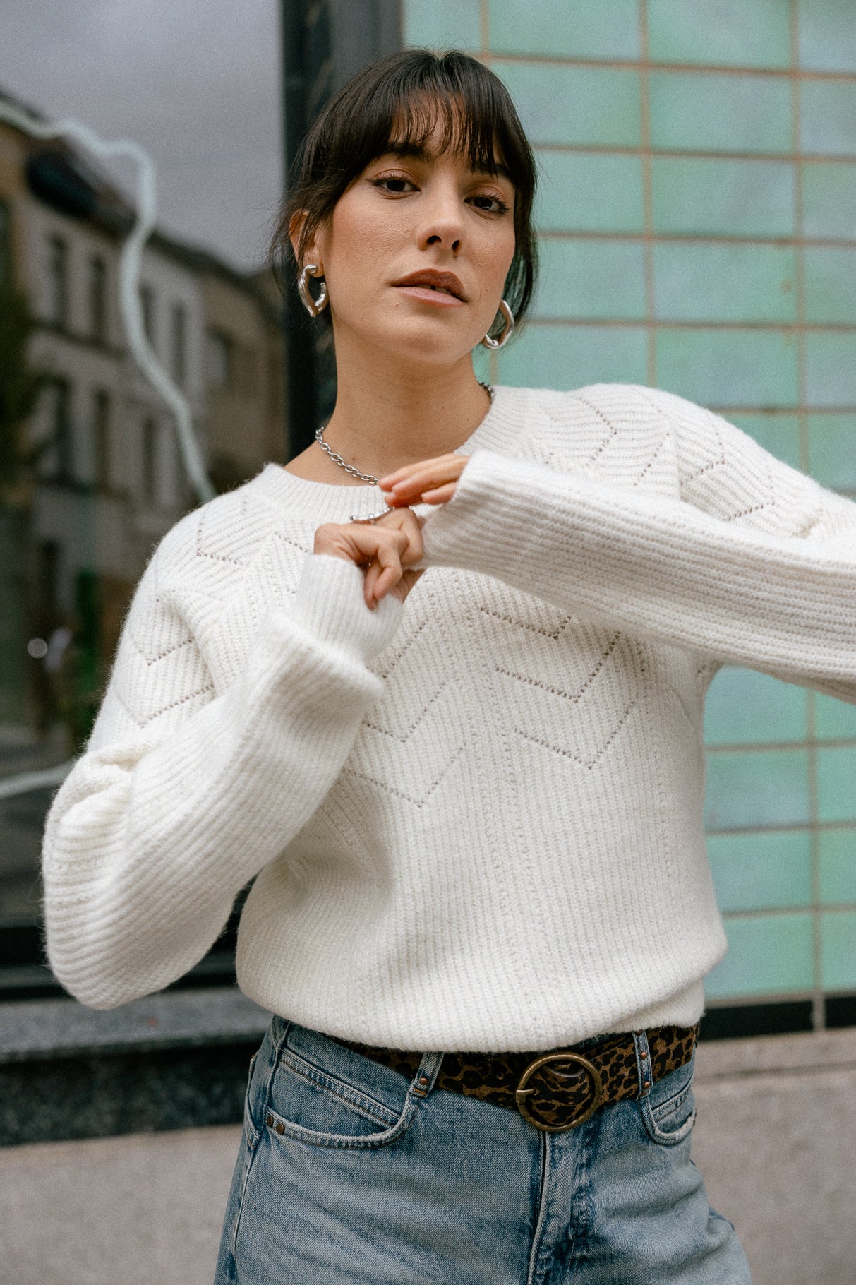   
            

Pull maille pointelle Femme Praze ecru | Freeman T. Porter
          