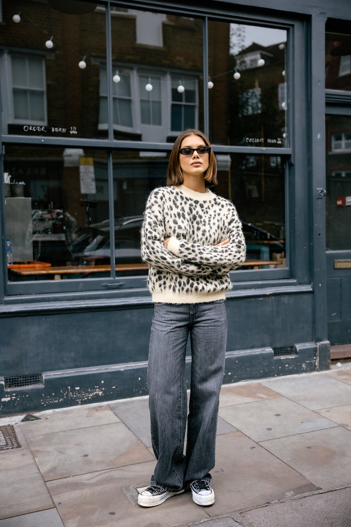 

Jersey de leopardo Mujer Phelix off white | Freeman T. Porter