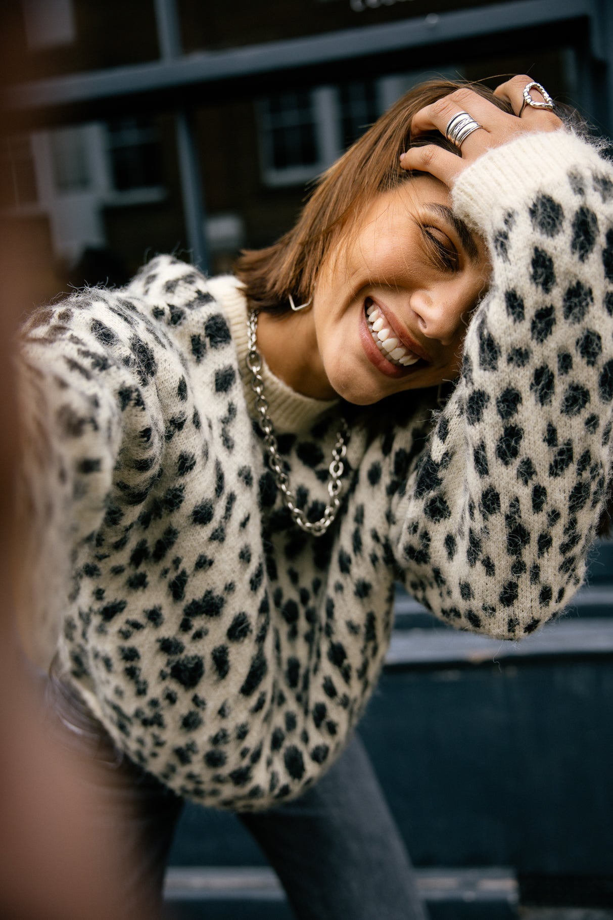 

Jersey de leopardo Mujer Phelix off white | Freeman T. Porter