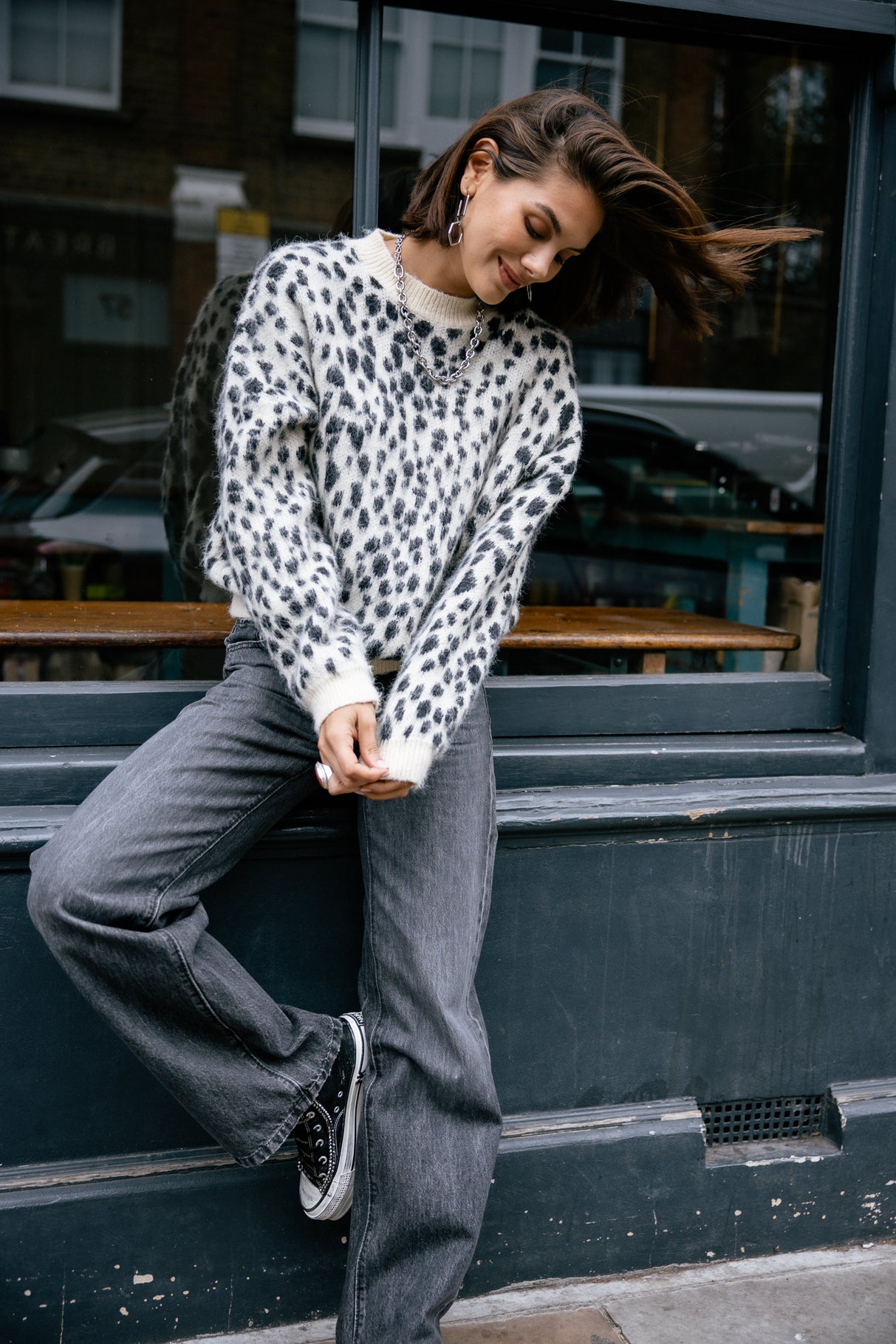 

Pull léopard Frau Phelix off white | Freeman T. Porter