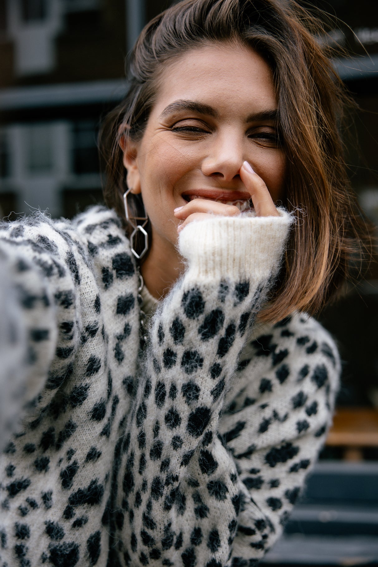 

Pull léopard Frau Phelix off white | Freeman T. Porter
