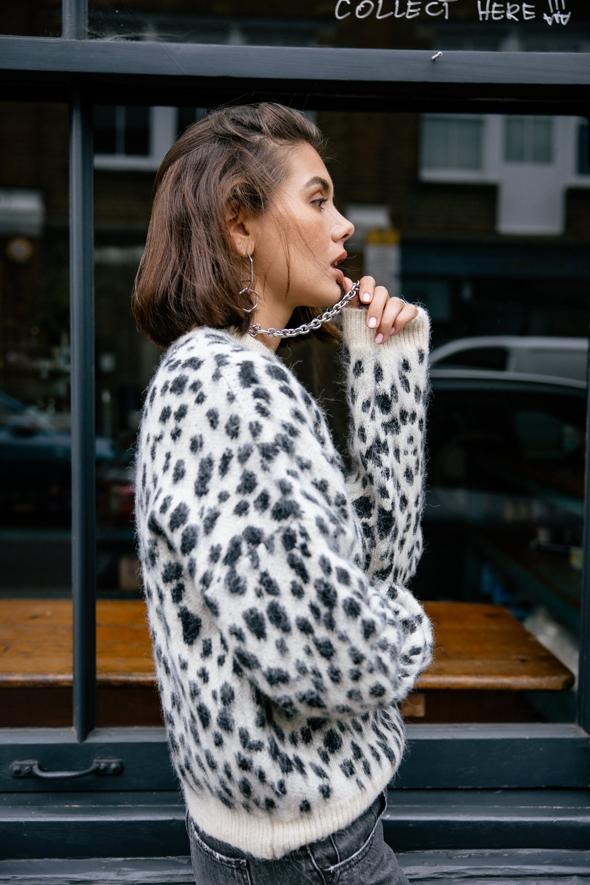 

Pull léopard Frau Phelix off white | Freeman T. Porter