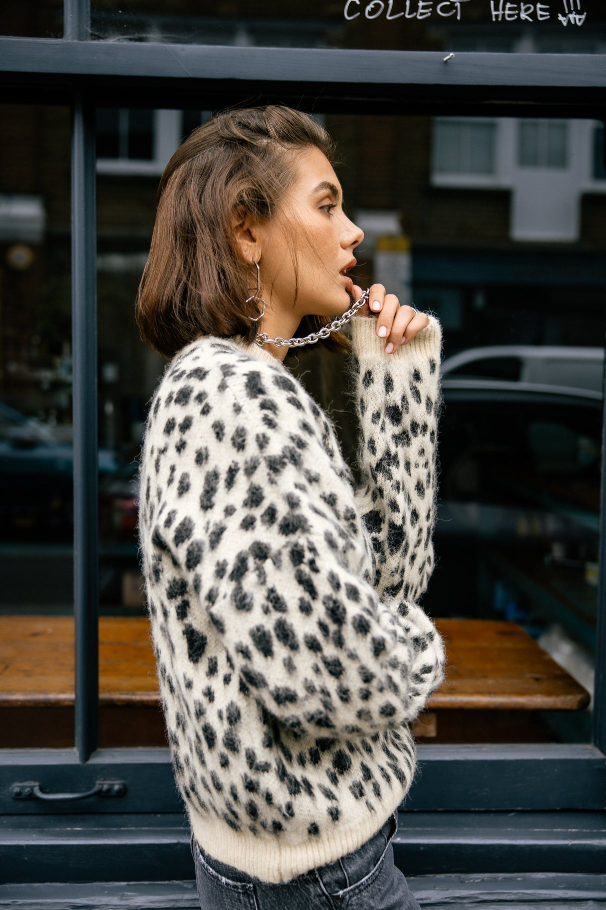 

Jersey de leopardo Mujer Phelix off white | Freeman T. Porter