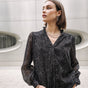 

Top manches longues Mujer Boeme Plumetis black | Freeman T. Porter