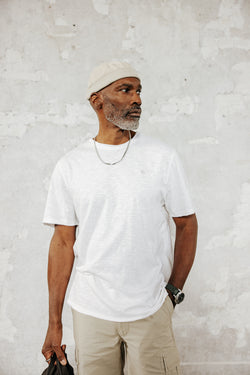 

Besticktes T-Shirt Herren Chuck Kansas bright white | Freeman T. Porter
