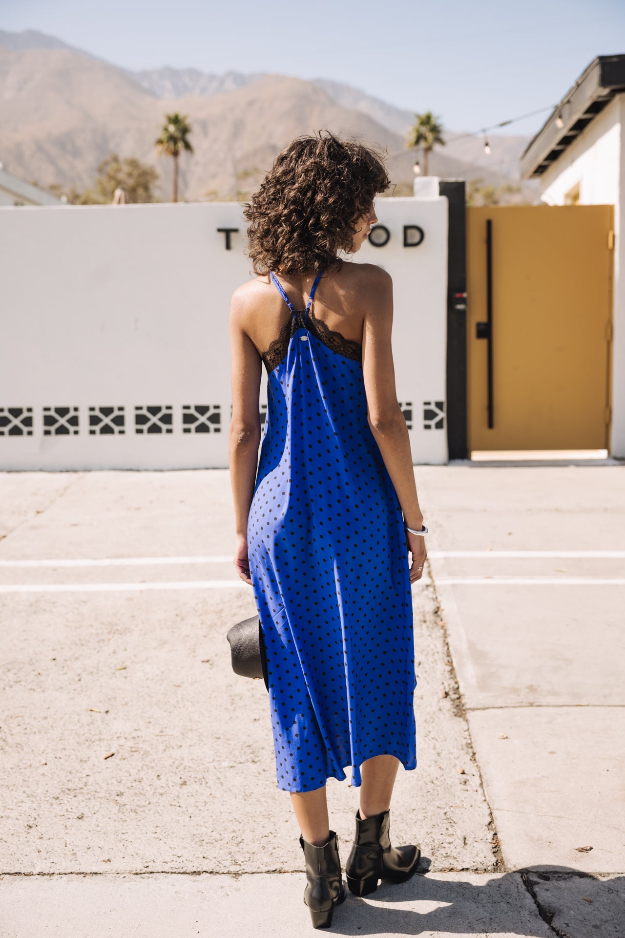 

Vestido babydoll Mujer Mia Dots dazzling blue | Freeman T. Porter