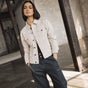 

Gestreifte Jacke Frau Elize ecru | Freeman T. Porter