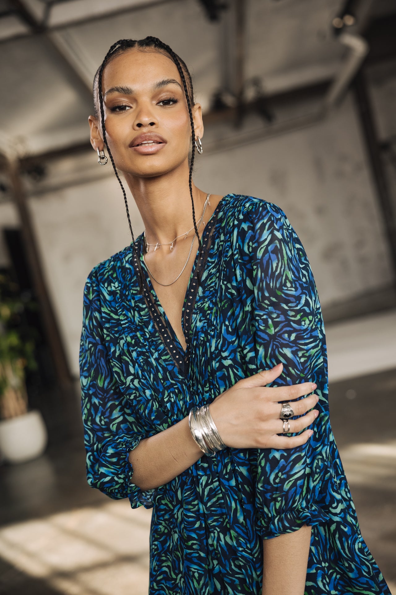 

Vestido corto Mujer Juna Tropical Night original | Freeman T. Porter