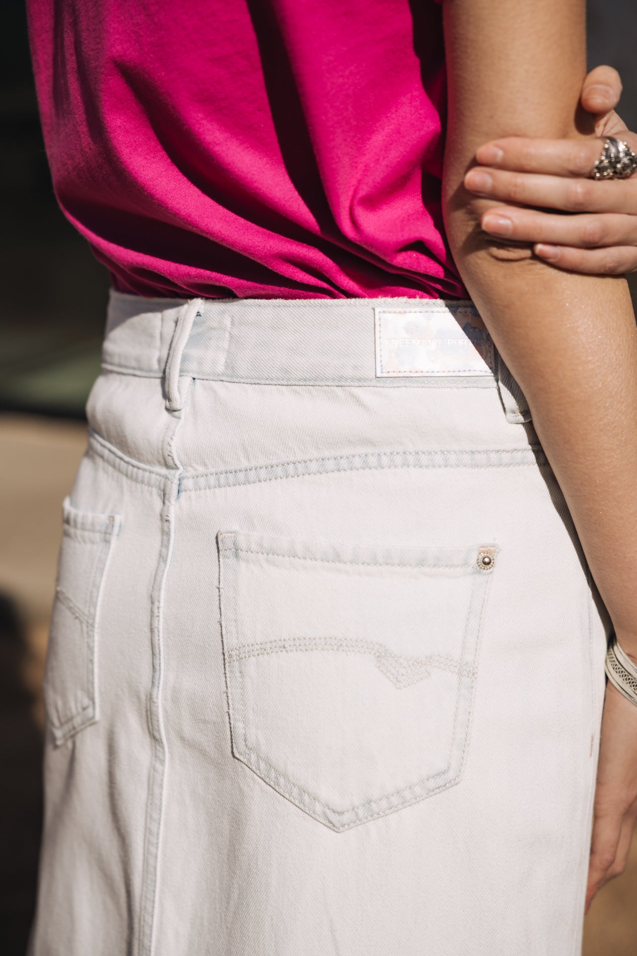 

Jupe longue en denim Femme Carla scala | Freeman T. Porter