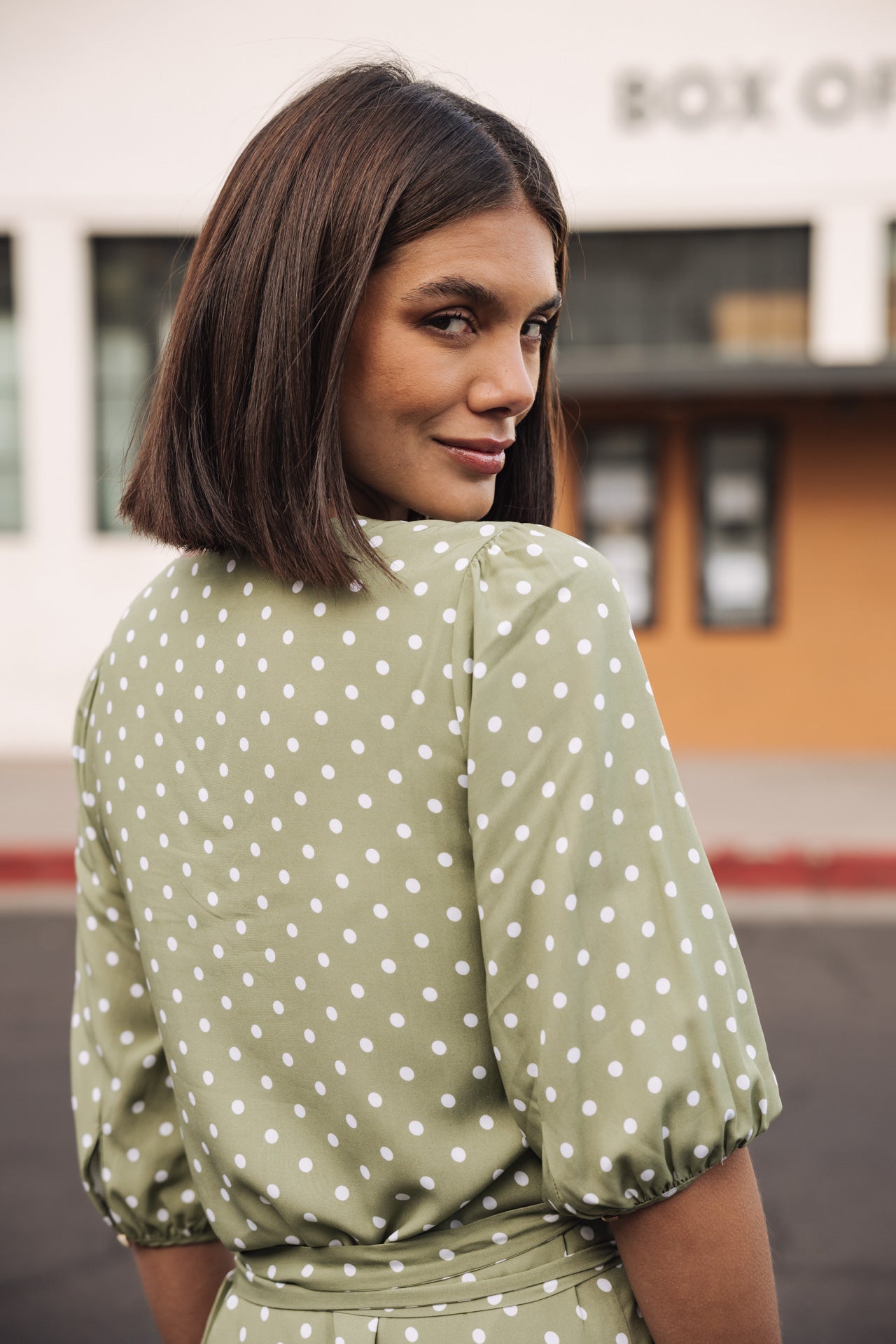 

Robe portefeuille Femme Laurence Dots light khaki | Freeman T. Porter