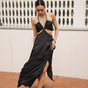 

Long dress Woman Rosange plain black | Freeman T. Porter