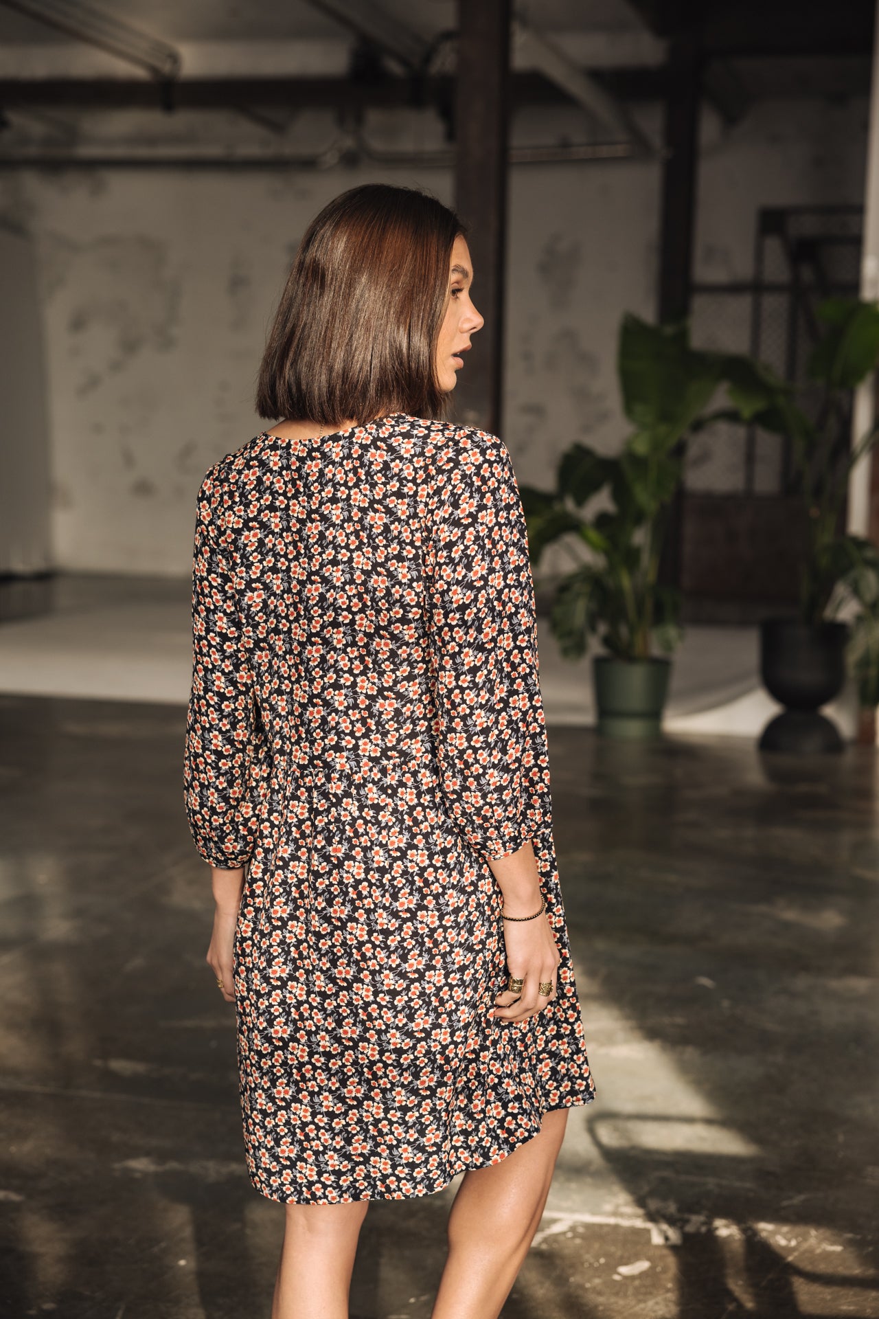 

Loose-fitting dress Woman Reeka Ditsy night sky | Freeman T. Porter