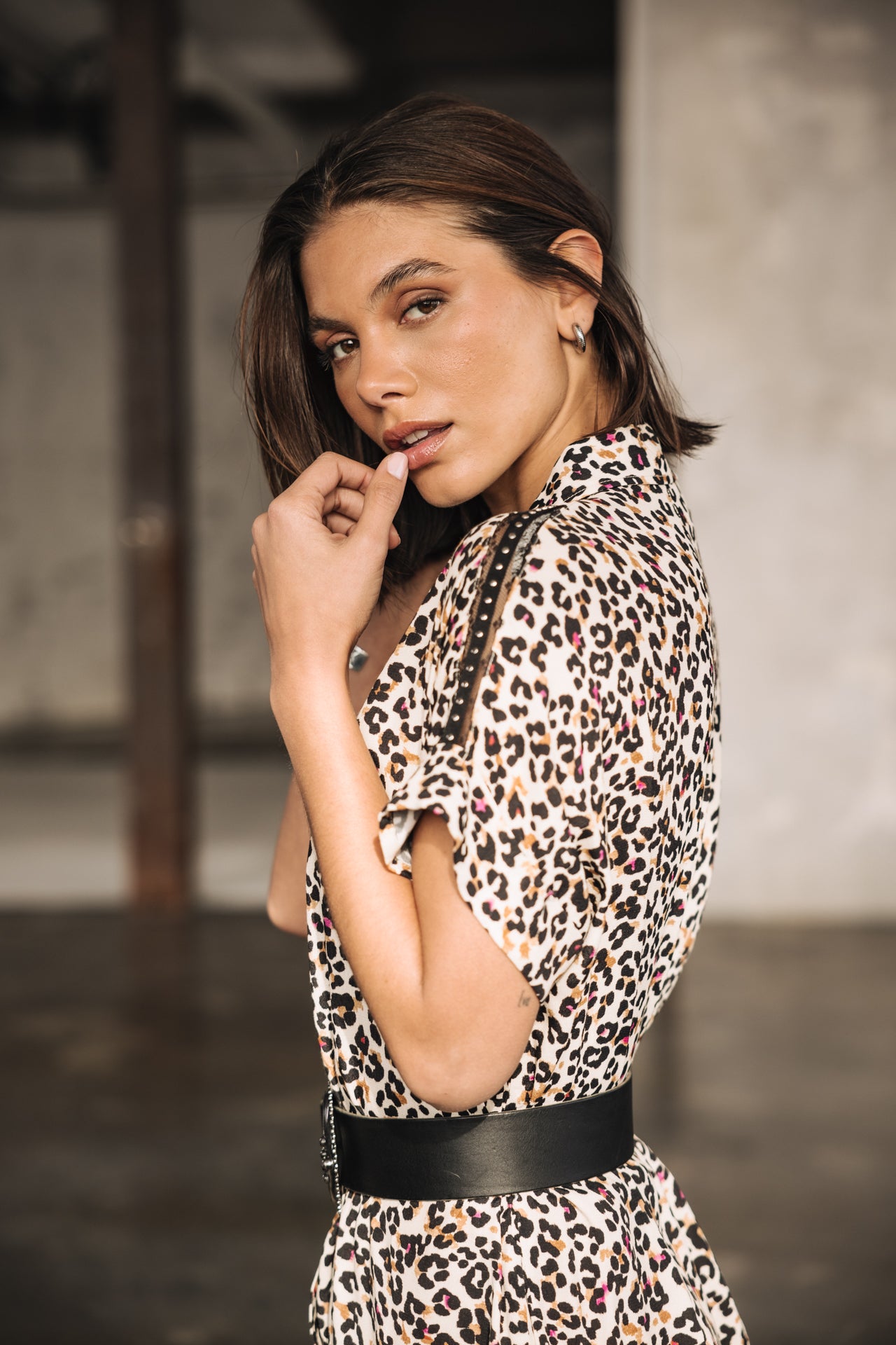 

Kleid Hemd Frau Raffia Leo Sand pearled ivory | Freeman T. Porter