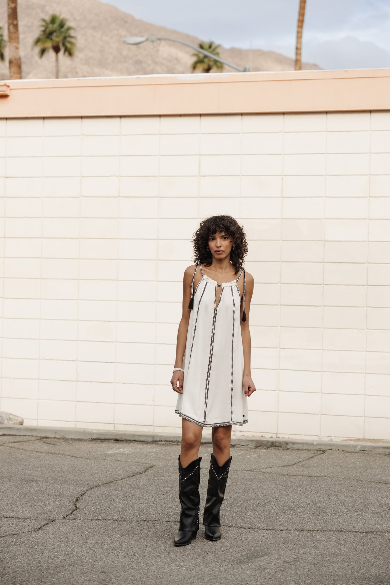 

Vestido sin tirantes Mujer Raffine Plain off white | Freeman T. Porter