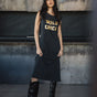 

Vestido camiseta Mujer Reave Wild Chica Foil vintage black | Freeman T. Porter