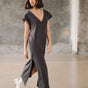 

Long dress Woman Reel plain anthra | Freeman T. Porter