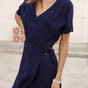 

Vestido cruzado Mujer Rushine Linen peacoat | Freeman T. Porter