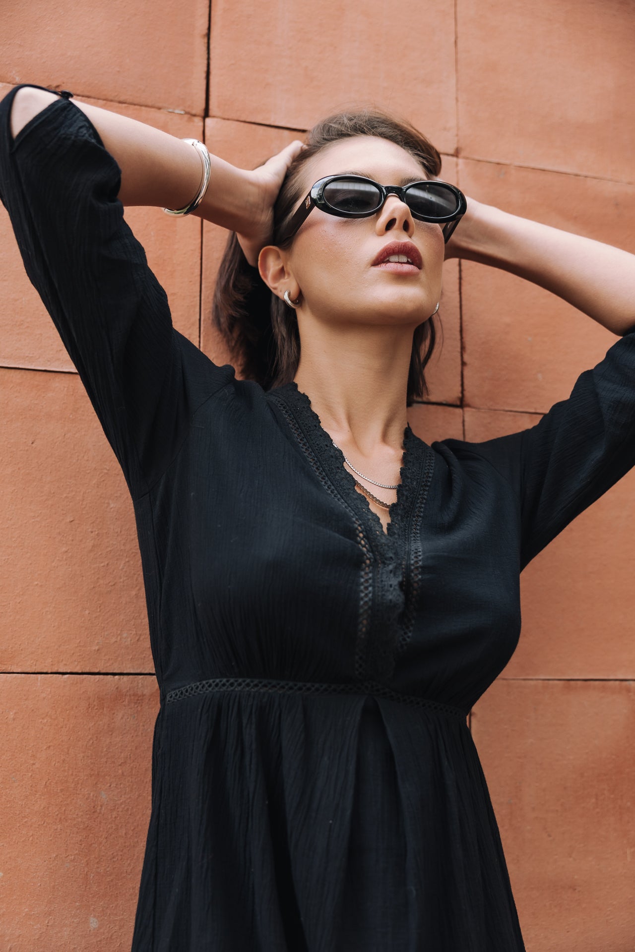 

Robe courte Femme Rudgy Plain black | Freeman T. Porter
