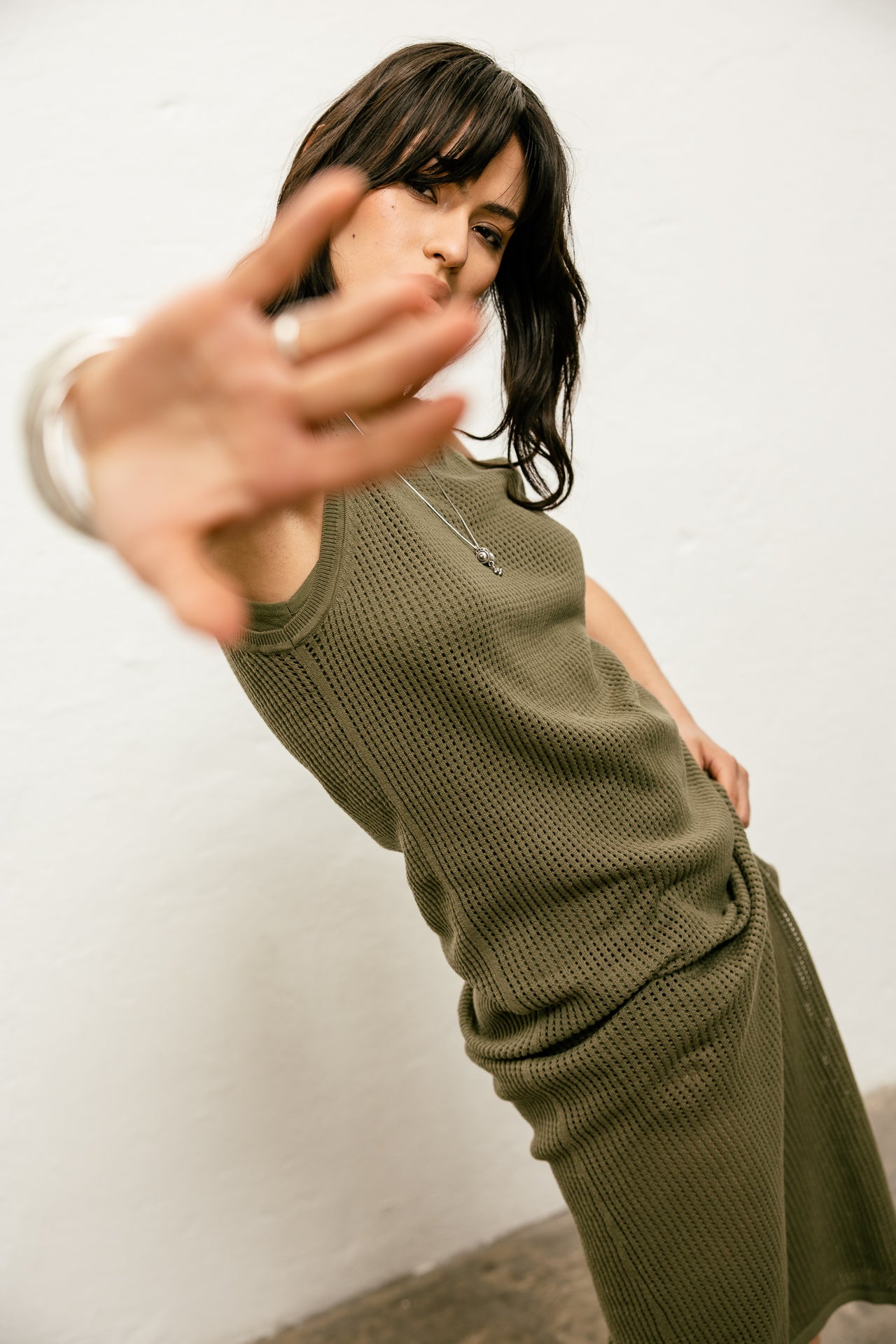 
              

Robe en maille Femme Rommy Mesh four leaf clover | Freeman T. Porter
            