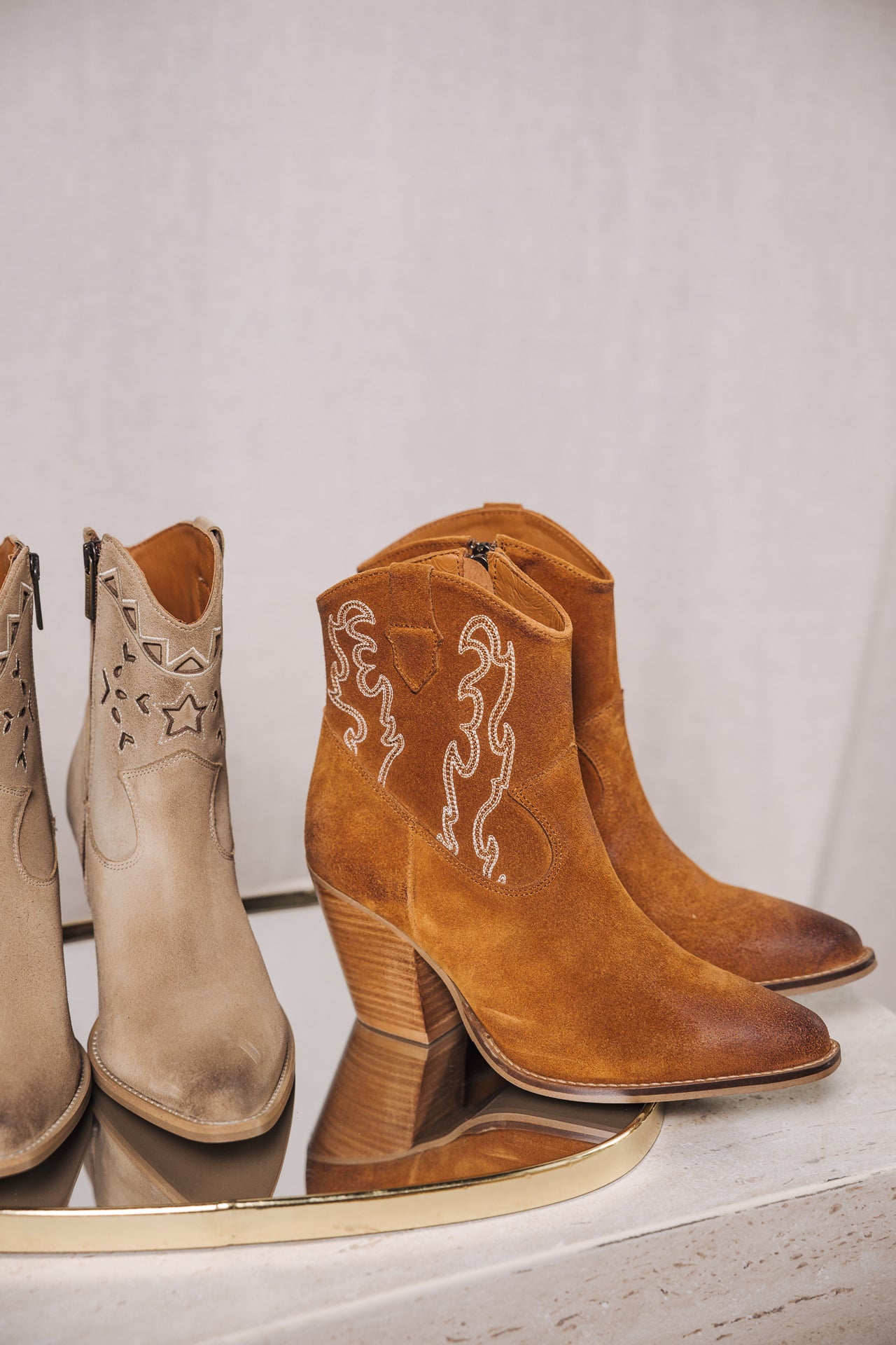 

Botas de ante Mujer Luana Suede Embro cognac | Freeman T. Porter