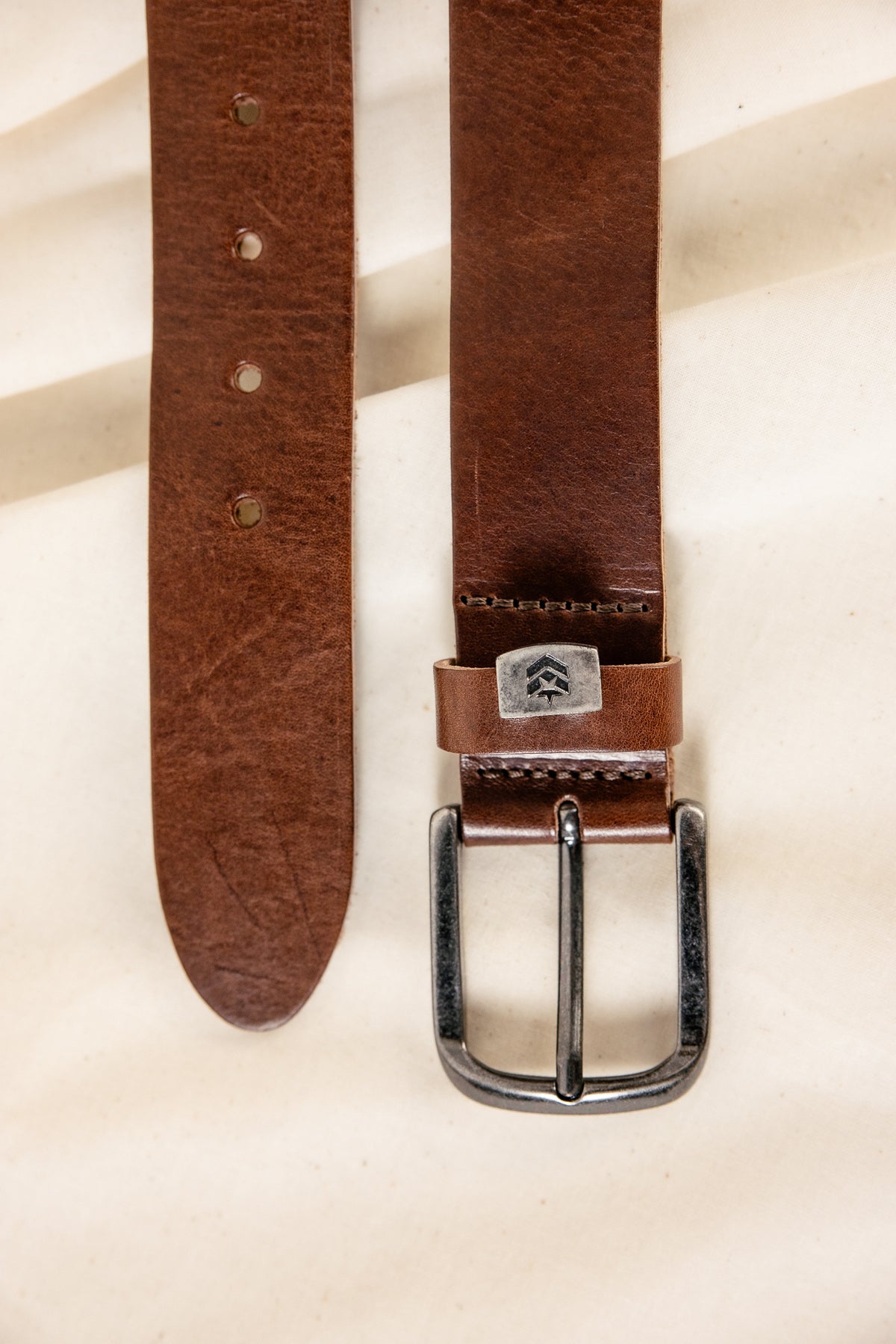 

Leather belt Men Axen brown | Freeman T. Porter
