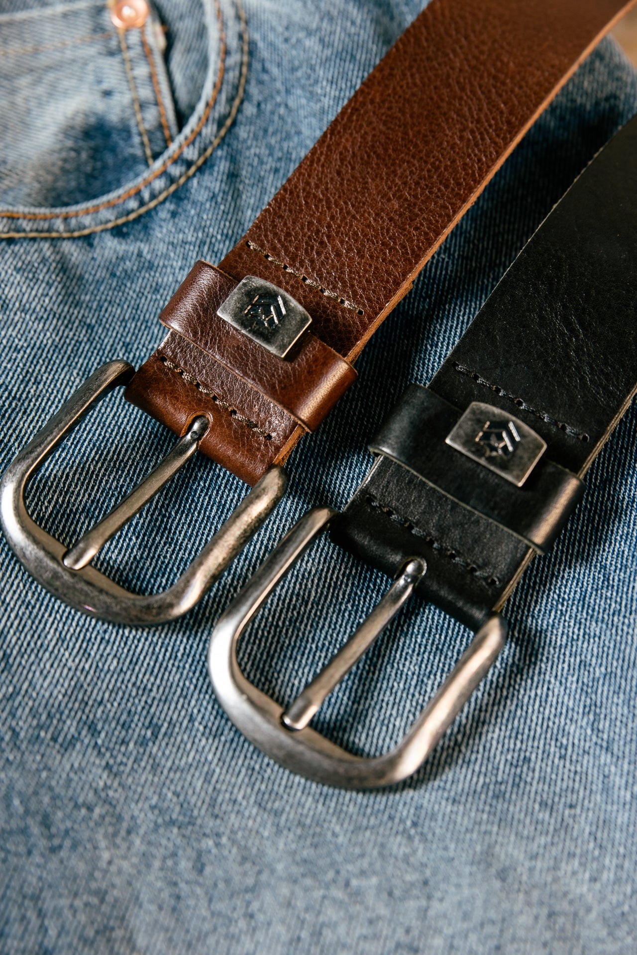 

Ceinture en cuir Homme Axen brown | Freeman T. Porter