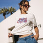 

Printed rhinestone T-shirt Woman Suria Bliss Legend white | Freeman T. Porter