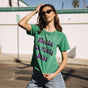 

Printed T-shirt Woman Suria Hasta La Vista Glitter deep mint | Freeman T. Porter
