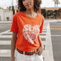 

Printed T-shirt Woman Suria Stay Groovy tigerlily | Freeman T. Porter