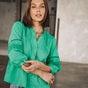 

Blusa de encaje Mujer Brune deep mint | Freeman T. Porter