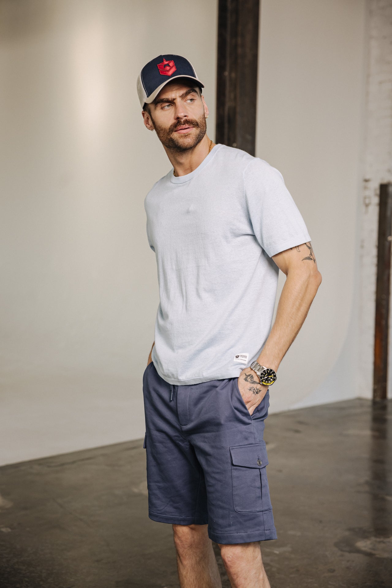 

Camiseta oversize Hombres Octave Argos skyway | Freeman T. Porter