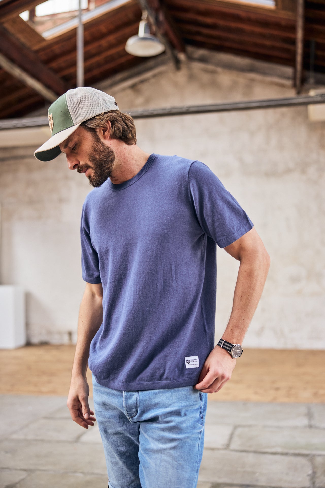   
            

T-shirt oversize Homme Octave Argos vintage indigo | Freeman T. Porter
          