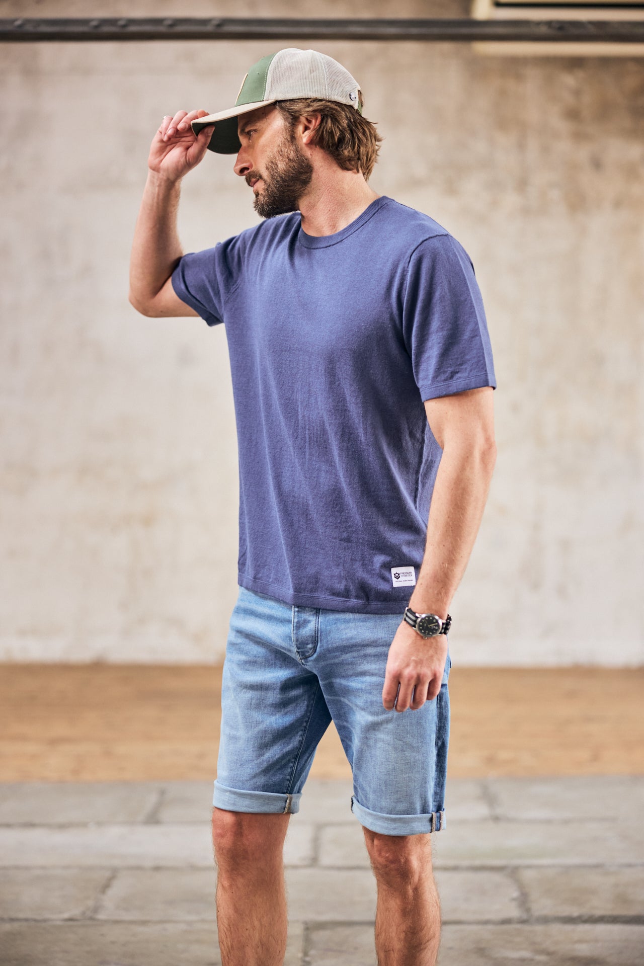 

T-shirt oversize Homme Octave Argos vintage indigo | Freeman T. Porter