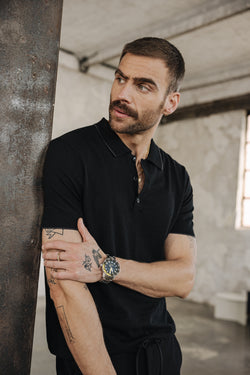 

Polo Hombre Mike Argos black | Freeman T. Porter