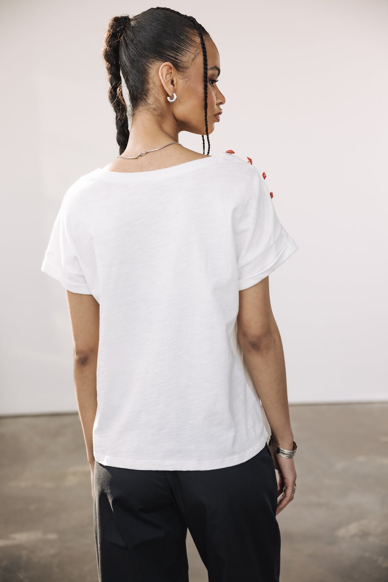 

T-shirt imprimé paillettes Femme Telyssia Glitter tigerlily | Freeman T. Porter