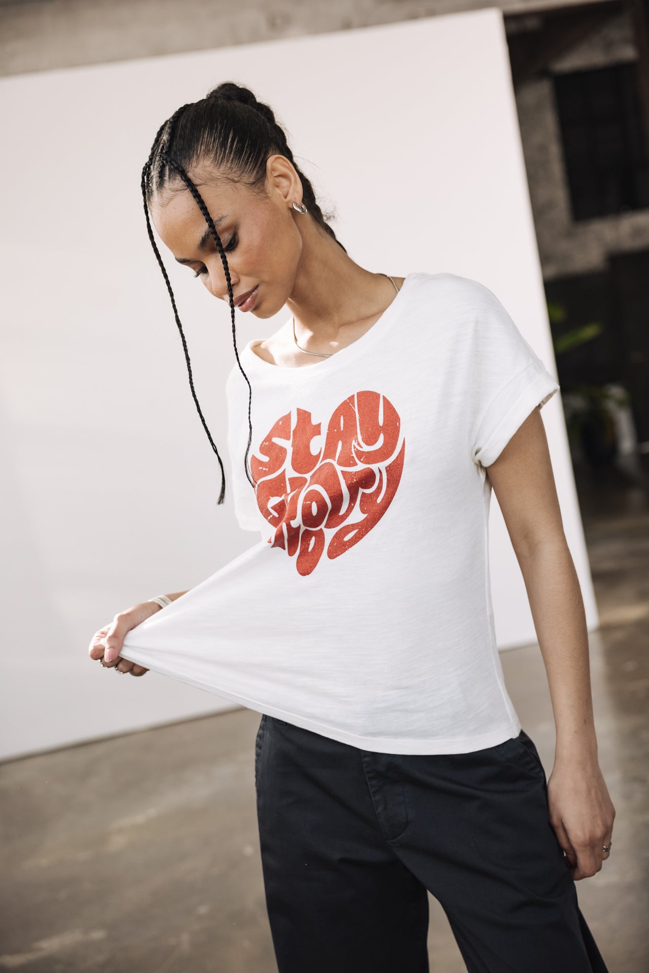 

T-shirt imprimé paillettes Femme Telyssia Glitter tigerlily | Freeman T. Porter