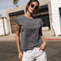 

Studded T-shirt Woman Trisea Just Be Rock medium grey | Freeman T. Porter
