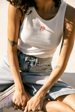 

Débardeur Femme Dorine Rib white | Freeman T. Porter