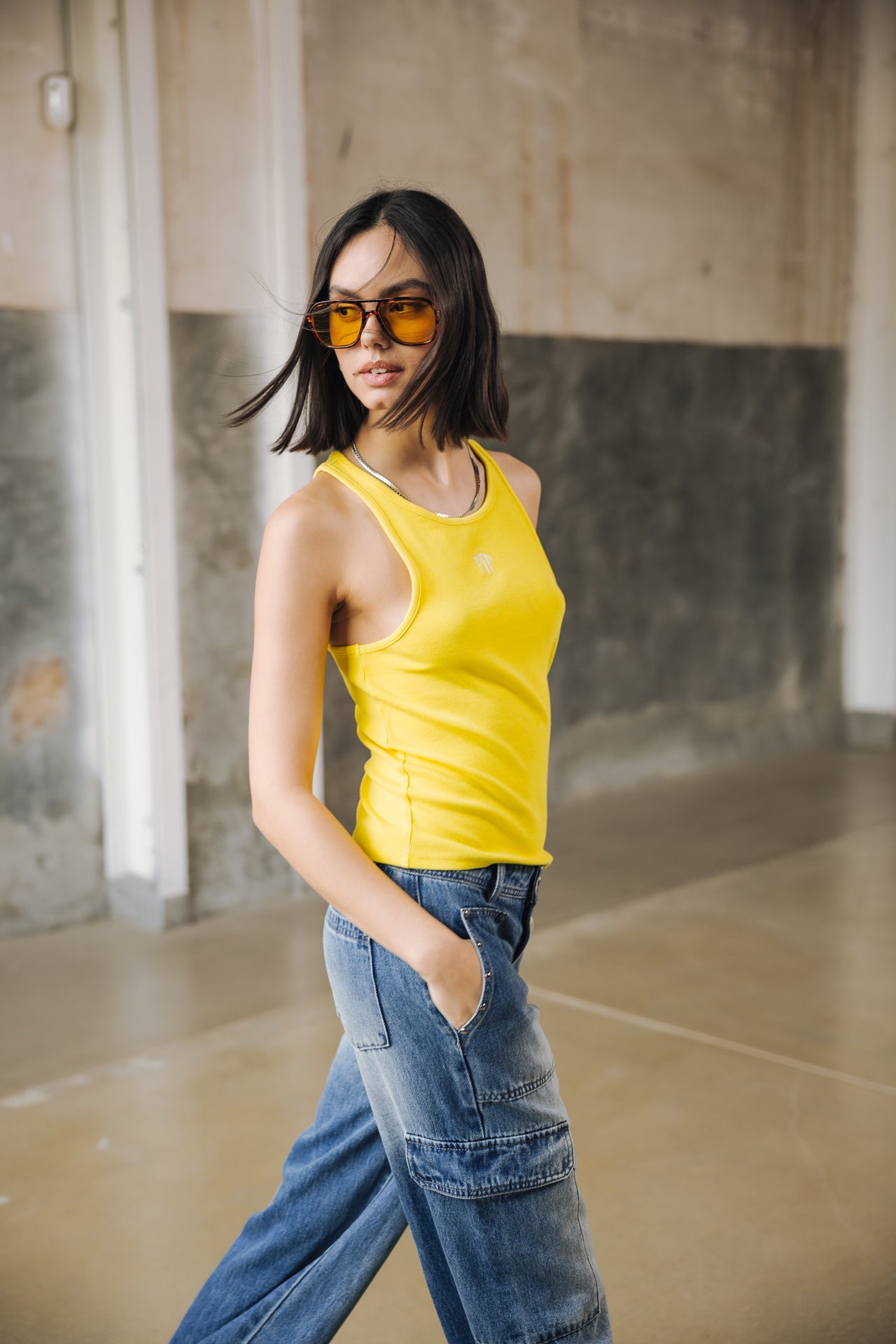 

Débardeur Femme Dorine Rib lemon | Freeman T. Porter