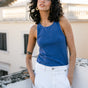 

Débardeur Femme Dorine Rib dazzling blue | Freeman T. Porter