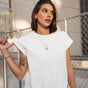 

Ärmelloses Sweatshirt Frau Swanna off white | Freeman T. Porter