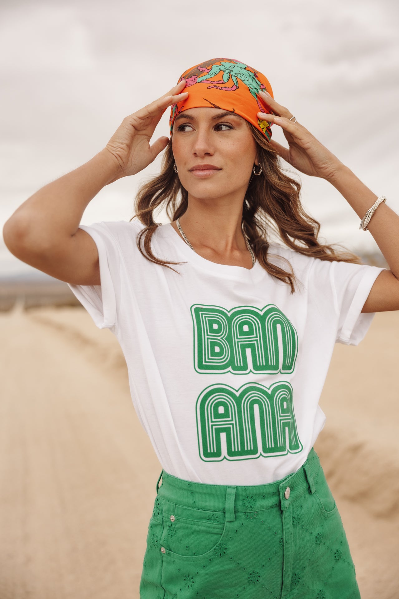 

Printed T-shirt Woman Tomia Banana white | Freeman T. Porter