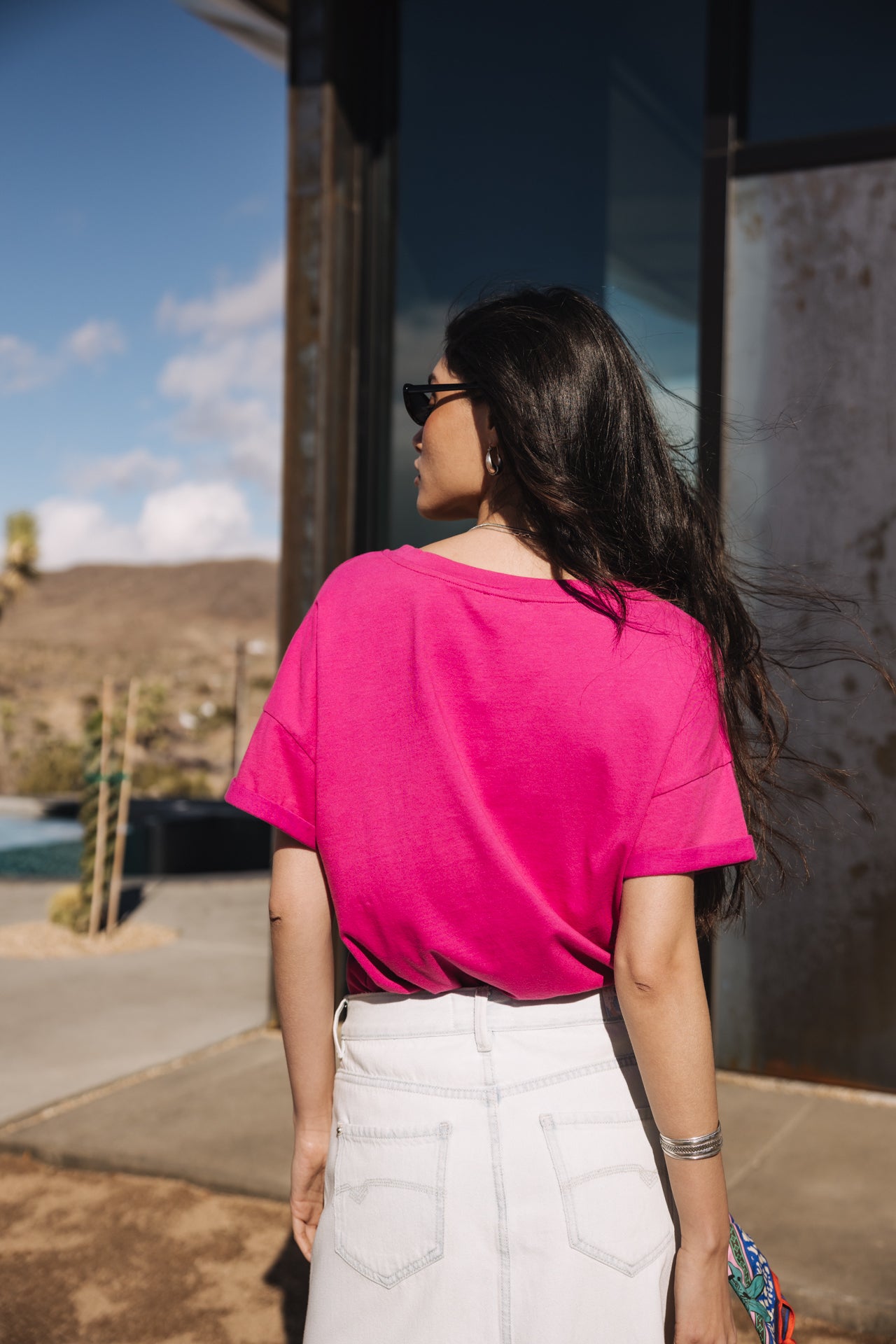 
              

T-shirt imprimé Femme Tomia Banana fushia red | Freeman T. Porter
            
