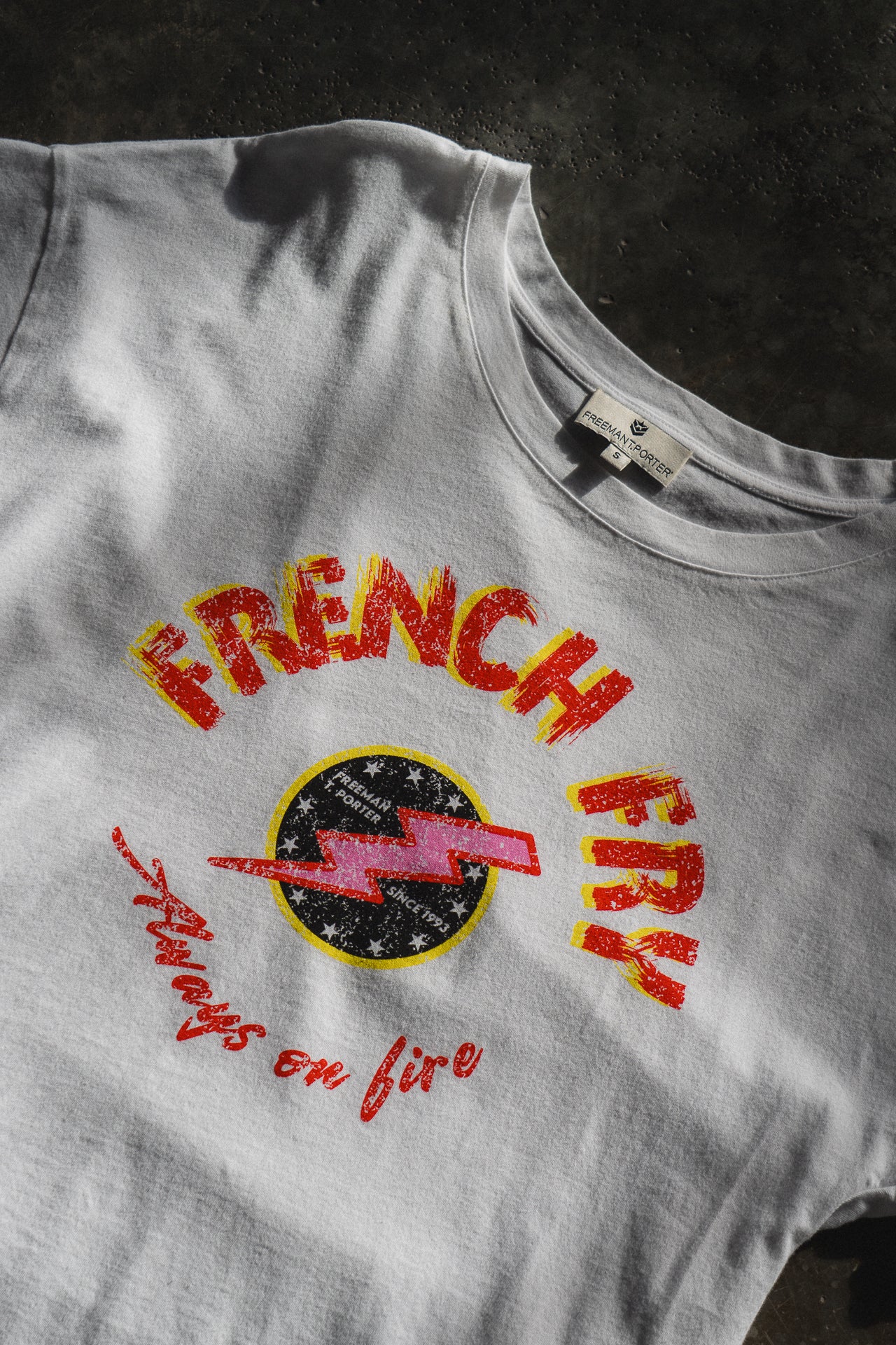 

Printed T-shirt Woman Tomia French Fry white | Freeman T. Porter