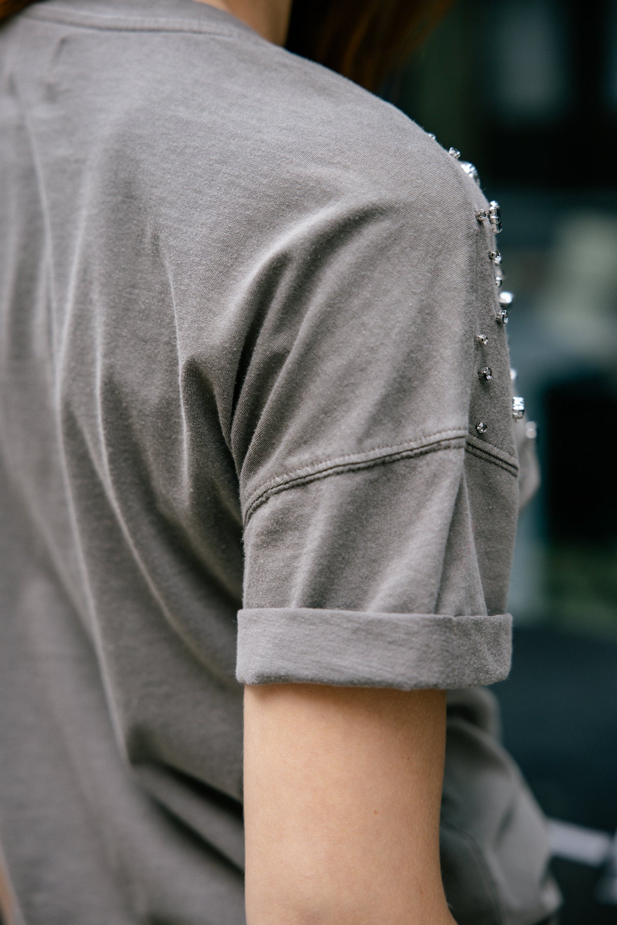 
              

T-shirt diamants Femme Tomia Grunge steeple grey | Freeman T. Porter
            