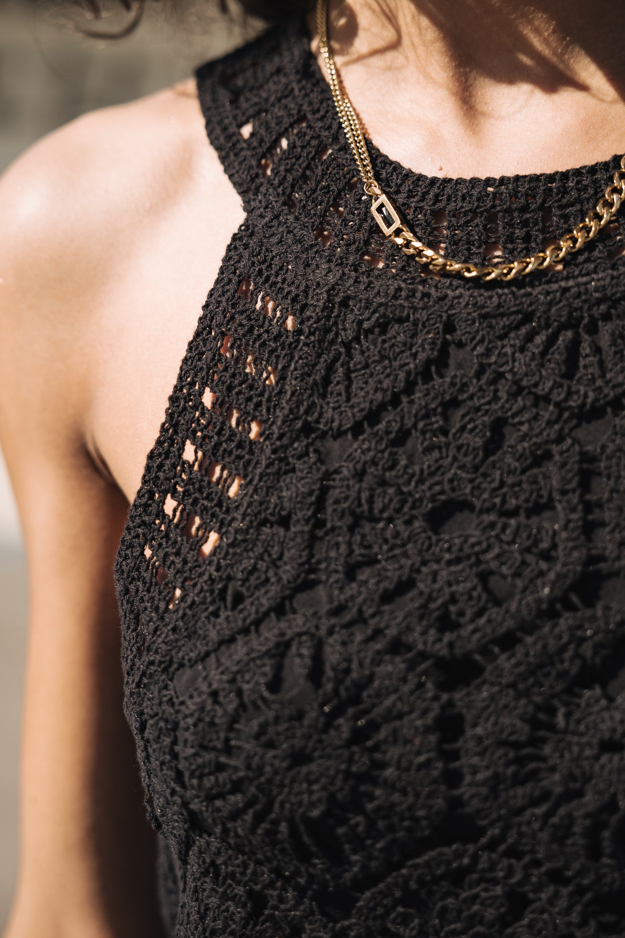 

Débardeur Femme Donia Crochet black | Freeman T. Porter