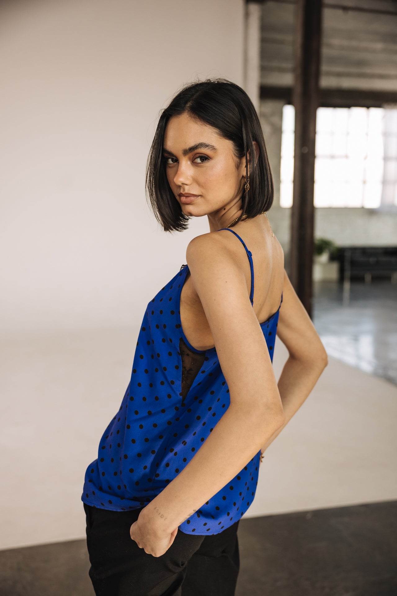 

Nightie top Woman Seliane Dots dazzling blue | Freeman T. Porter