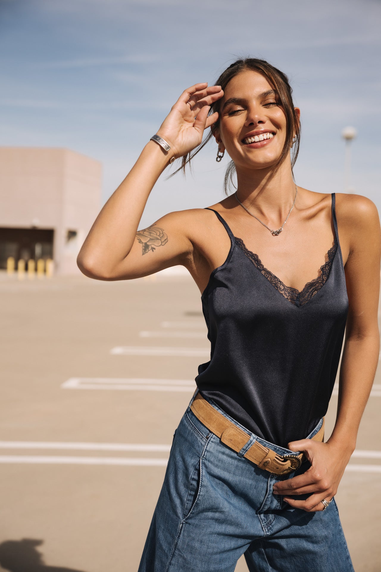 

Nightie top Woman Seliane Plain peacoat | Freeman T. Porter