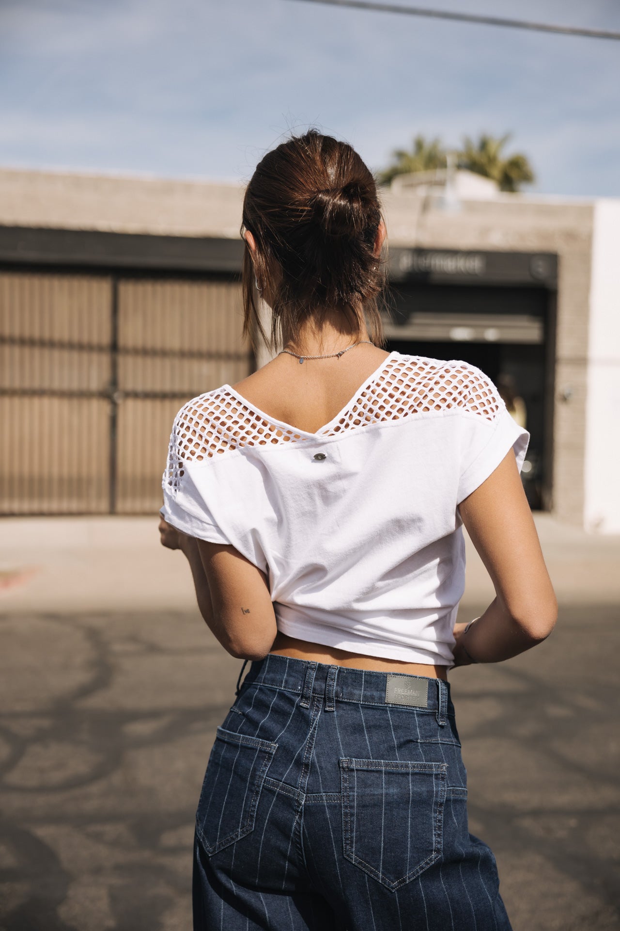 

V-neck T-shirt Woman Thomsen white | Freeman T. Porter